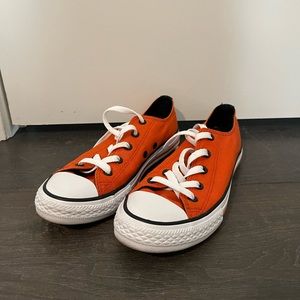 Orange Converse- size 3